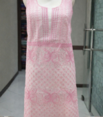 Baby Pink colour with Pink embroidery