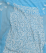 Faux Georgette with White thread. - Image 2