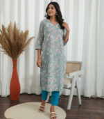 Printed Pure Cotton Kurti - Image 3