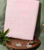 Pure Cotton Heavy Embroidered Suit Set – Blush Pink Elegance