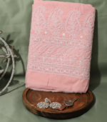 Pure Cotton Embroidered Suit Set – Blush Pink Buti Elegance
