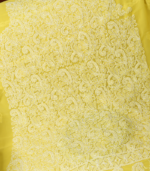 Georgette Kurta Set – Radiant Sunshine Yellow Elegance - Image 2