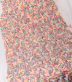 Georgette Kurta Set – Elegant White Multicolor Grace ✨ - Image 2