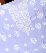 Pure Mudal Kurta Set – Serene Lavender Beauty - Image 2