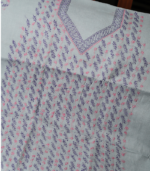 Pure Cotton Embroidered Suit Set – Lavender Mist with Dual Tone Threadwork - Image 2