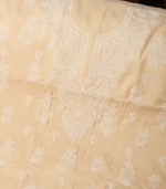 Pure Cotton Heavy Embroidered Suit Set – Classic Beige Grace - Image 2