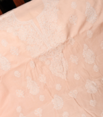 Pure Cotton Heavy Embroidered Suit Set – Soft Peach Elegance - Image 2