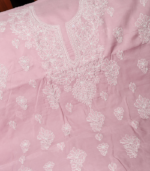 Pure Cotton Heavy Embroidered Suit Set – Rose Pink Elegance - Image 2