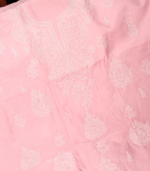 Pure Cotton Heavy Embroidered Suit Set – Baby Pink Elegance - Image 2