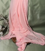 Pure Cotton Embroidered Suit Set – Blush Pink Buti Elegance - Image 2