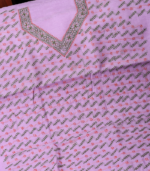 Pure Cotton Lavender Embroidered Suit Set – Subtle Floral Grace - Image 2