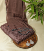 Chanderi Silk Kurta Set – Elegant Chocolate Brown Ensemble - Image 2