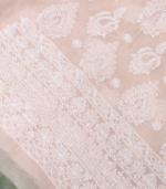 Pure Cotton Heavy Embroidered Suit Set – Nude Blush Elegance - Image 4